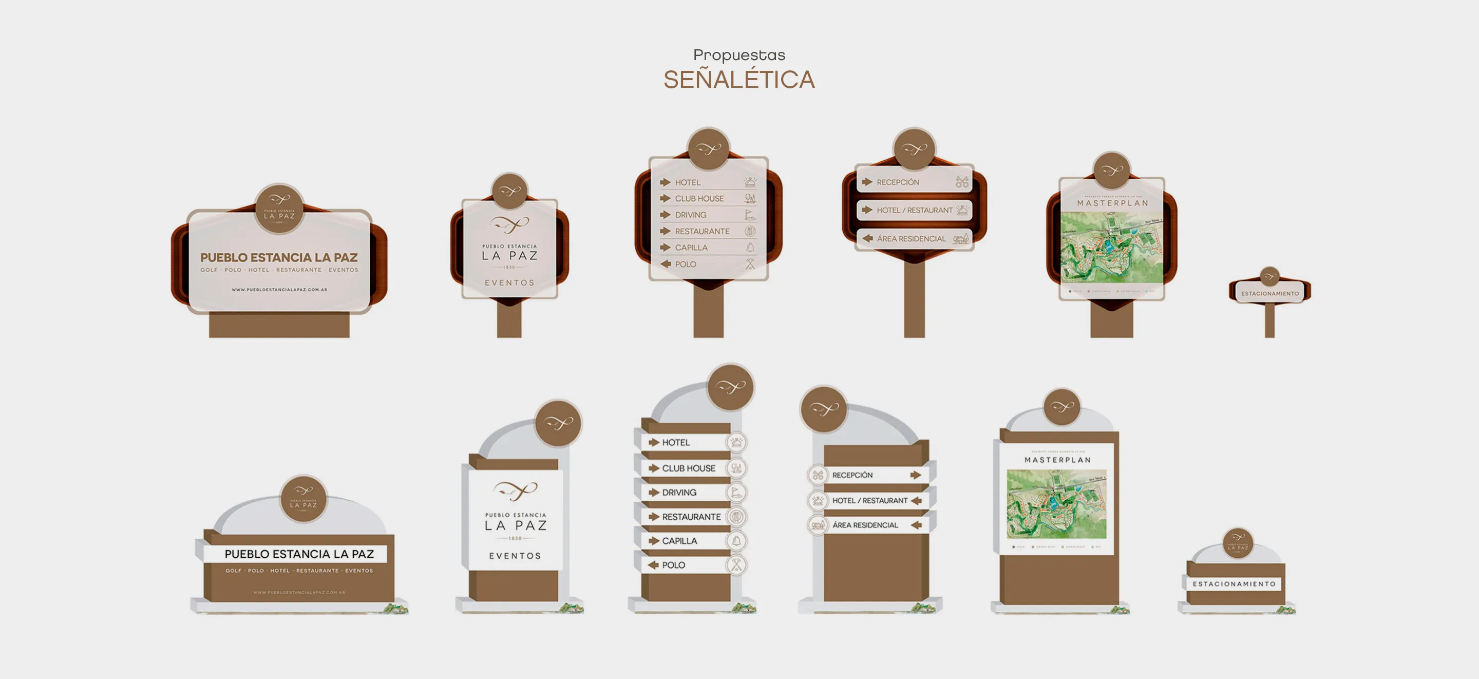 Estancia La Paz - Señalética